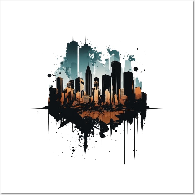 Cityscape Wall Art by Quotigner